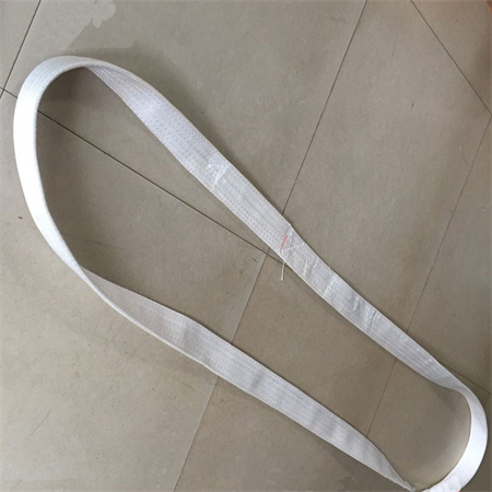 White Polyester Flat Endless Webbing Sling